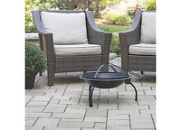 Blue Sky Outdoor Living 21.25” Round Folding Leg Portable Wood Fire Pit  • WBPFP22