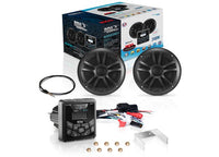 BOSS Weatherproof Marine Gauge Receiver and 6.5" Speaker Package  • MCKGB450B.6