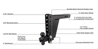 Bulletproof Hitches 2.0" Extreme Duty 10" Drop/Rise Hitch  • ED2010