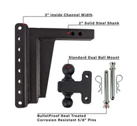 Bulletproof Hitches 2.0" Extreme Duty 10" Drop/Rise Hitch  • ED2010