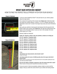 Bulletproof Hitches 2.0" Heavy Duty 10" Drop/Rise Hitch  • HD2010