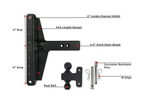 Bulletproof Hitches 2.5" Extreme 4" & 6" Offset Hitch  • ED25OFFSET