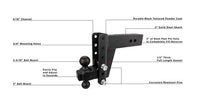 Bulletproof Hitches 3.0" Extreme Duty 6" Drop/Rise Hitch  • ED306