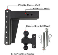 Bulletproof Hitches 3.0' Heavy Duty 8' Drop/rise  • HD308