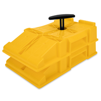 Camco FasTen Premium RV Leveling Trailer Ramps w/ Convenient Handle, 2-Pack  • 44535