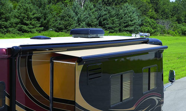 Carefree 142" Ascent Slide Out Cover w/ 42" Extension, Black  • KB14262JV42