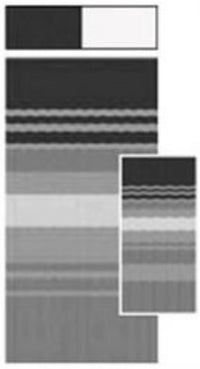 Carefree RV Awning Vinyl Fabric 14'-2" - Black/Gray Dune Stripe With White Weatherguard  • JU158D00