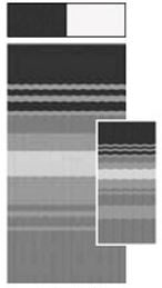 Carefree RV Awning Vinyl Fabric 15'-2" - Black/Gray Dune Stripe With White Weatherguard  • JU168D00