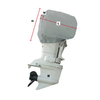 Carver 100 HP Mist Gray Sun-Dura Universal-Fit Motor Cover  • 70003S-11
