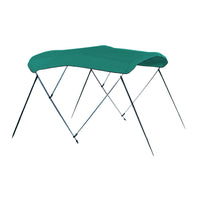 Carver 6' L x 96"-102" W x 48" H Persian Green Sunbrella Acrilyc Square Tube 4-Bow Bimini Top  • A(8SQ)4893UB-03