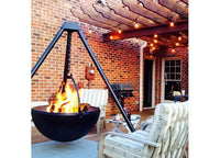 Cowboy Cauldron The Wrangler Fire Pit & Grill, 130 LBS, 36" Diameter  • 30001-WRANGLER