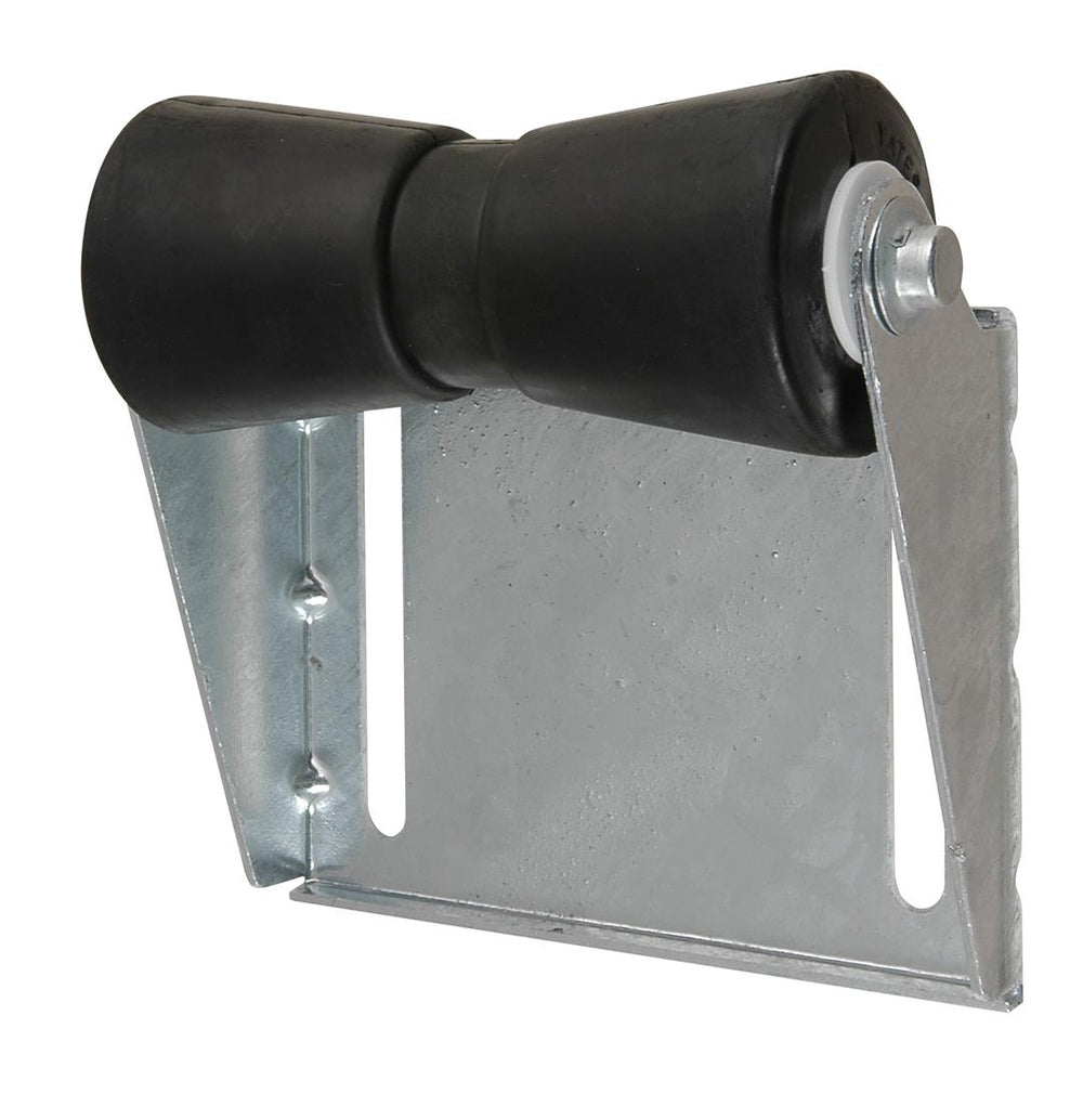 C.E. Smith 8" Black Rubber Keel Roller Bracket Assembly  • 10403G
