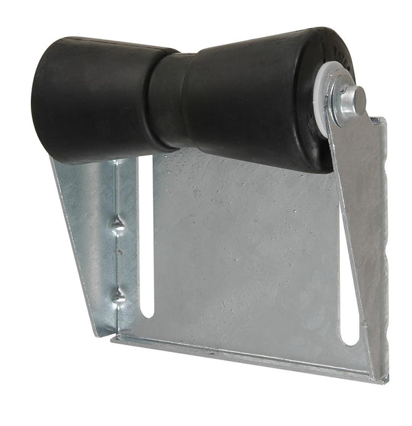 C.E. Smith 8" Black Rubber Keel Roller Bracket Assembly  • 10403G