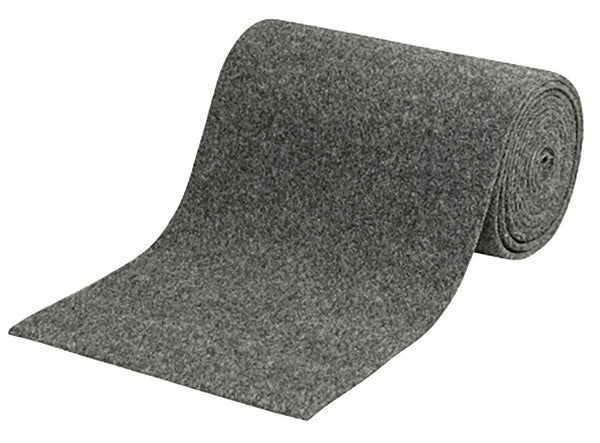 C.E. Smith Gray Polyester Bunk Roll Carpet, 11" x 12'  • 11372