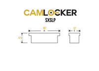 CamLocker 60" UTV Crossover Tool Box  • TBCAM-SXSLP-MB