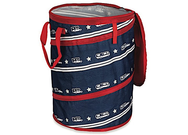 Camco Life is Better at the Campsite Pop-Up Container, 24-Inches x 18-Inches, Patriotic Design  • 42995
