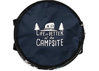 Camco Life is Better at the Campsite Pop-Up Container, 24-Inches x 18-Inches, Graffiti Design  • 42998