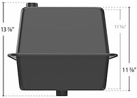 Camco Vented RV / Marine Battery Box, Double Side-By-Side  • 55370