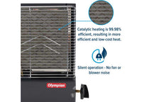 Camco Olympian Wave Catalytic Safety Heater, 3000 BTU  • 57331
