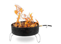 Camco Portable Campfire - w/ 8' Hose and Regulator, 14.5" Diameter  • 58041