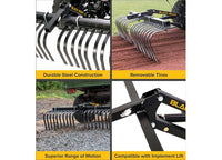 Black Boar ATV / UTV Landscape Rake Implement  • 66002