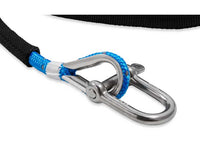 Camco 3/16" D x 100' L Blue/Reflective Tracer Nylon Double Braid Anchor Line with Shackle  • 69080