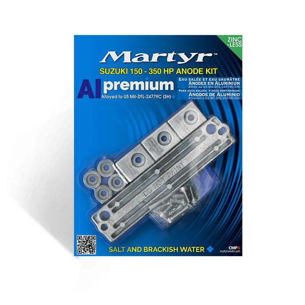 Martyr Suzuki Magnesium Anode Kit 150-350 HP  • CMSZ150350KITA