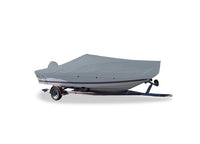 Carver Mist Gray Sun-Dura Boat Cover for 17'6" L x 92" W V-Hull Fishing Boats with Center Console & High Bow Rails  • 70017S-11