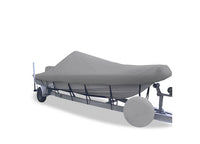 Carver Mist Gray Sun-Dura Boat Cover for 22'6" L x 102" W V-Hull Fishing Boats with Center Console & Shallow Draft Hull  • 71222S-11