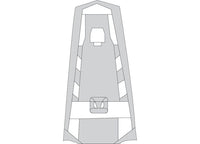 Carver Flex-Fit Haze Gray Poly-Guard Boat Cover for 14'-16' L x 78" W V-Hull, Jon & Drift Boats  • 79001