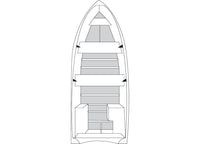 Carver Flex-Fit Haze Gray Poly-Guard Boat Cover for 14'-16' L x 78" W V-Hull, Jon & Drift Boats  • 79001