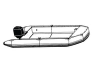 Carver Slate Gray Poly-Flex ll Boat Cover for 11'6" L x 68" W Blunt Nose Inflatable Boat  • 7INF11BF-10