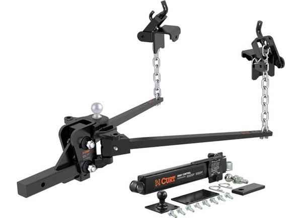 Curt Short Trunnion Bar Weight Distribution Hitch Kit (8K - 10K lbs., 28-3/8" Bars)  • 17322