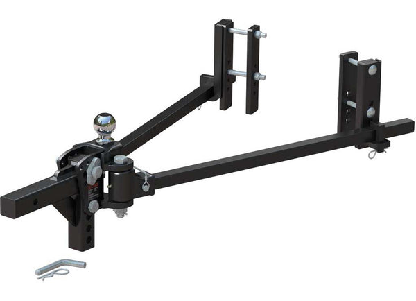 Curt TruTrack 2P Trunnion Weight Distribution Hitch with 2x Sway Control, 8-12K  • 17355