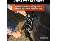 Curt TruTrack 4P Trailer-Mounted Weight Distribution Hitch, 8-10K  • 17520