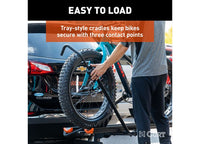 Curt  Aluminum Tray-Style Hitch-Mounted Bike Rack (2 Bikes, 2" Shank)  • 18088