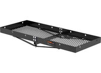 Curt 48" X 20" Black Steel Tray Cargo Carrier (1-1/4", 2" Adapter, 300 Lbs.)  • 18110