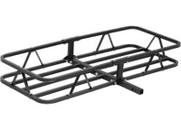 Curt 48" X 20" Black Steel Basket Cargo Carrier (1-1/4", 2" Adapter, 500 Lbs.)  • 18145