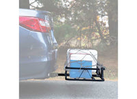 Curt 48" X 20" Black Steel Basket Cargo Carrier (1-1/4", 2" Adapter, 500 Lbs.)  • 18145