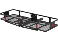 Curt 60" X 20" Black Steel Basket Cargo Carrier (Fixed 2" Shank, 500 Lbs.)  • 18150