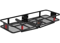 Curt 60" X 20" Black Steel Basket Cargo Carrier (Fixed 2" Shank, 500 Lbs.)  • 18150