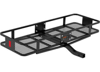 Curt 60" X 20" Black Steel Basket Cargo Carrier (Fixed 2" Shank, 500 Lbs.)  • 18150