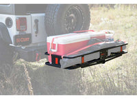 Curt 60" X 20" Black Steel Basket Cargo Carrier (Folding 2" Shank, 500 lbs.)  • 18151