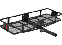 Curt 60" X 20" Black Steel Basket Cargo Carrier (Folding 2" Shank, 500 lbs.)  • 18151