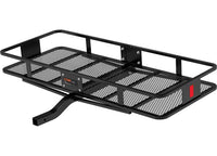 Curt 60" X 24" Black Steel Basket Cargo Carrier (Fixed 2" Shank, 500 Lbs.)  • 18152