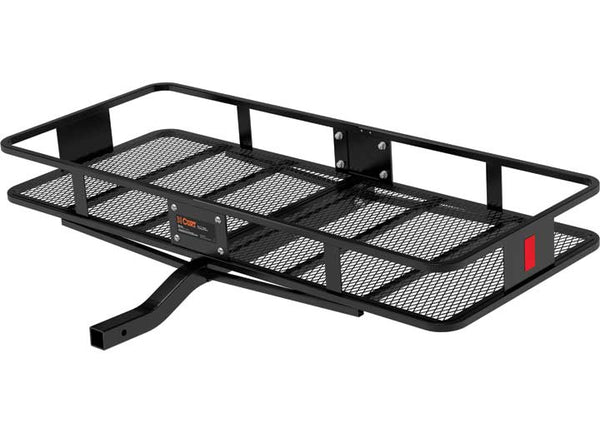 Curt 60" X 24" Black Steel Basket Cargo Carrier (Fixed 2" Shank, 500 Lbs.)  • 18152
