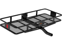 Curt 60" X 24" Black Steel Basket Cargo Carrier (Fixed 2" Shank, 500 Lbs.)  • 18152