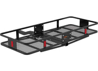 Curt 60" X 24" Black Steel Basket Cargo Carrier (Folding 2" Shank, 500 Lbs.)  • 18153