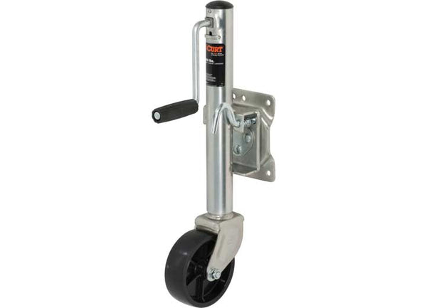 Curt Marine Jack with 6" Wheel, 1,200 LBS, 10" Travel  • 28112