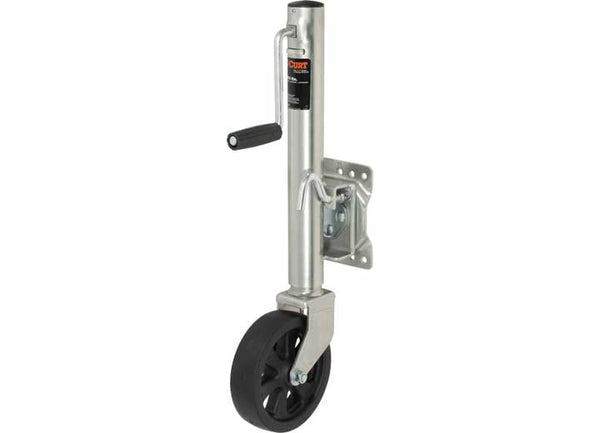 Curt Marine Jack with 8" Wheel, 1,500 lbs, 10" Travel  • 28115